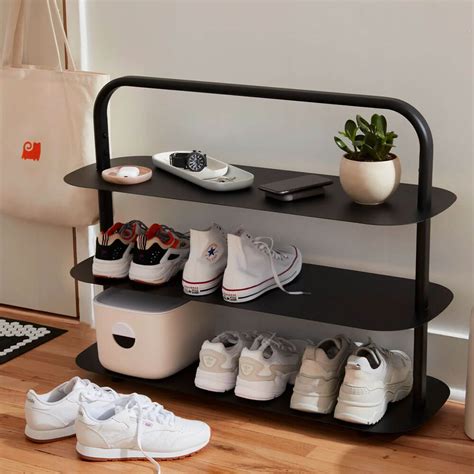 shoe rack open spaces dupe|open spaces entryway rack used.